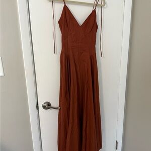 Abercrombie & Fitch Terracotta Maxi Dress